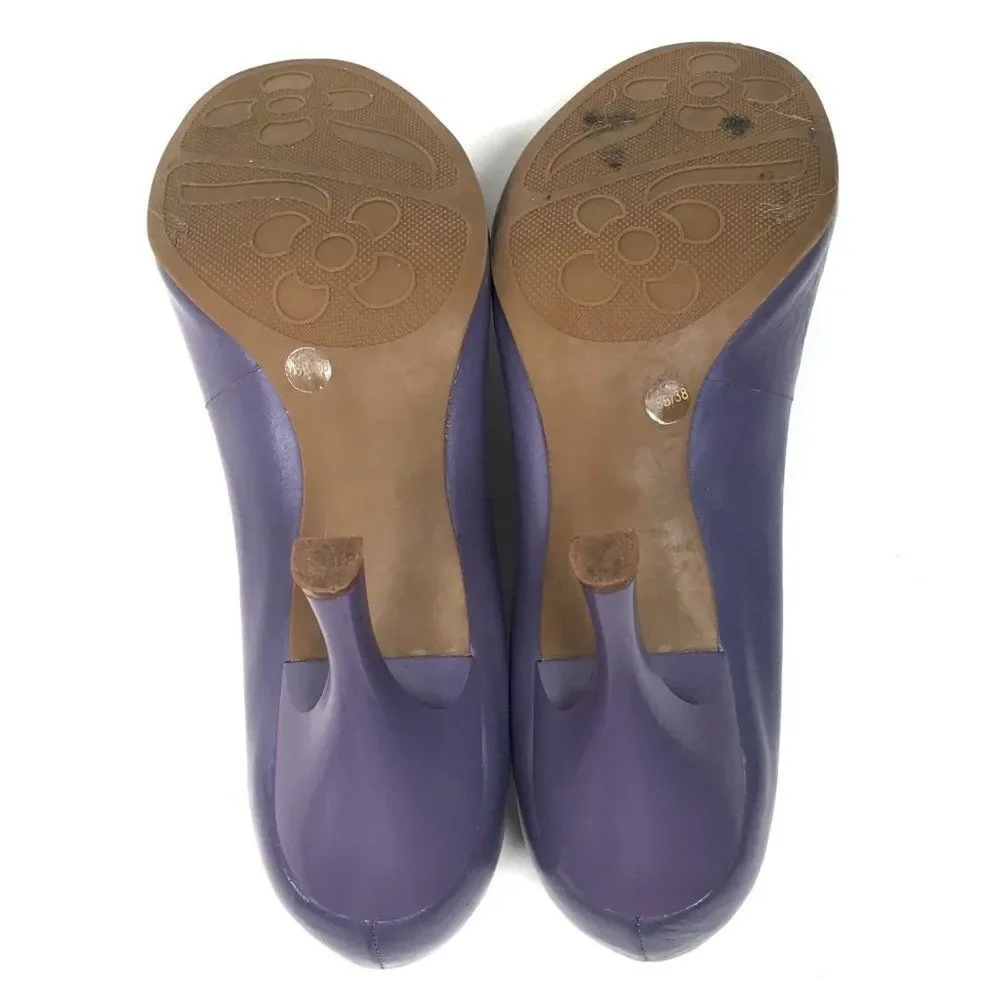 Vintage Y2K Pastel Purple Coquette Babydoll Girly High Heels / Size: 8 - Picture 10 of 11